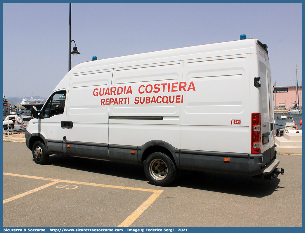 CP 4103
Corpo delle Capitanerie di Porto
Guardia Costiera
Reparti Subacquei
Iveco Daily 50C18 IV serie
Parole chiave: CP;C.P.;GC;G.C.;Guardia;Costiera;Capitaneria;Capitanerie;di;Porto;Reparto;Subacquei;Iveco;Daily;50C18