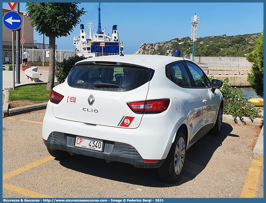 CP 4340
Corpo delle Capitanerie di Porto
Guardia Costiera 
Renault Clio VI serie
Parole chiave: CP;C.P.;GC;G.C.;Guardia;Costiera;Corpo;Capitaneria;Capitanerie;di;Porto;Renault;Clio