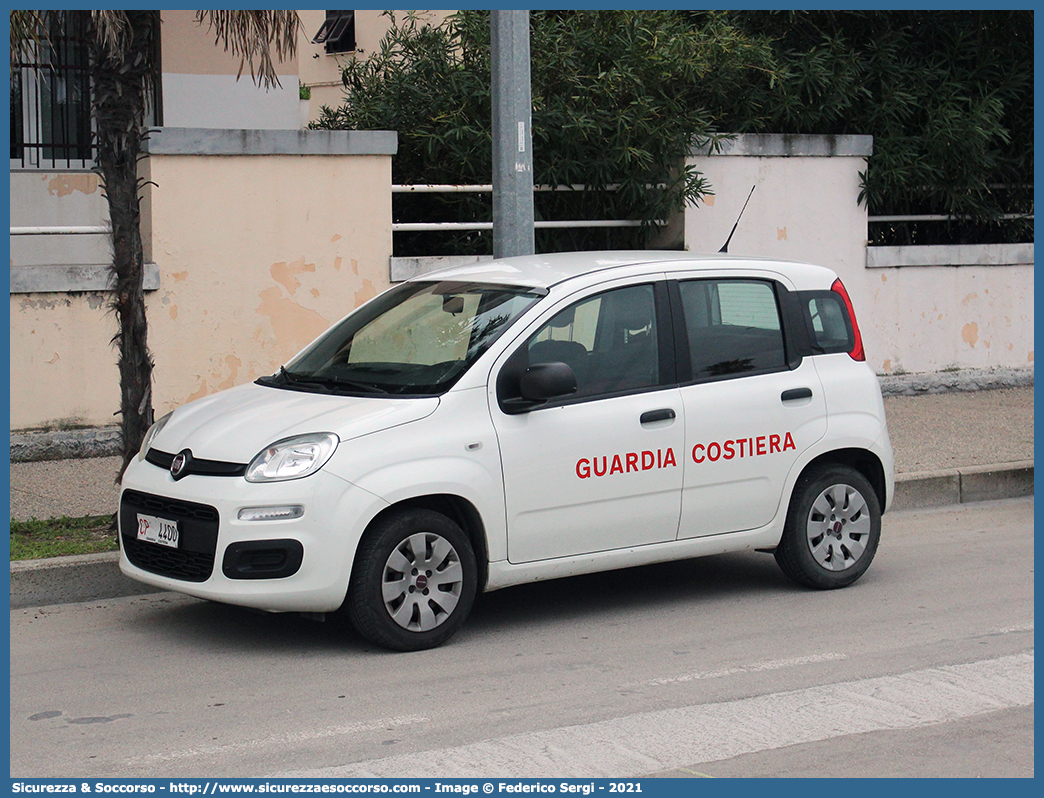 CP 4400
Corpo delle Capitanerie di Porto
Guardia Costiera
Fiat Nuova Panda II serie
Parole chiave: CP;C.P.;GC;G.C.;Guardia;Costiera;Capitaneria;Capitanerie;di;Porto;Fiat;Nuova;Panda