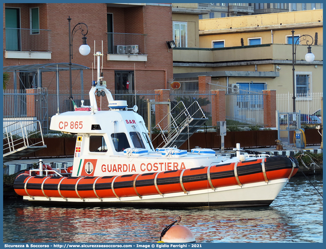 CP 865
Corpo delle Capitanerie di Porto
Guardia Costiera
Vedetta Costiera Classe 802
Cantieri Navali CodecasaDue S.p.A.
Parole chiave: CP;C.P.;G.C.;GC;Guardia;Costiera;Capitaneria;Capitanerie;Porto;Vedetta;Vedette;Costiera;Costiere;Classe;802;CodecasaDue