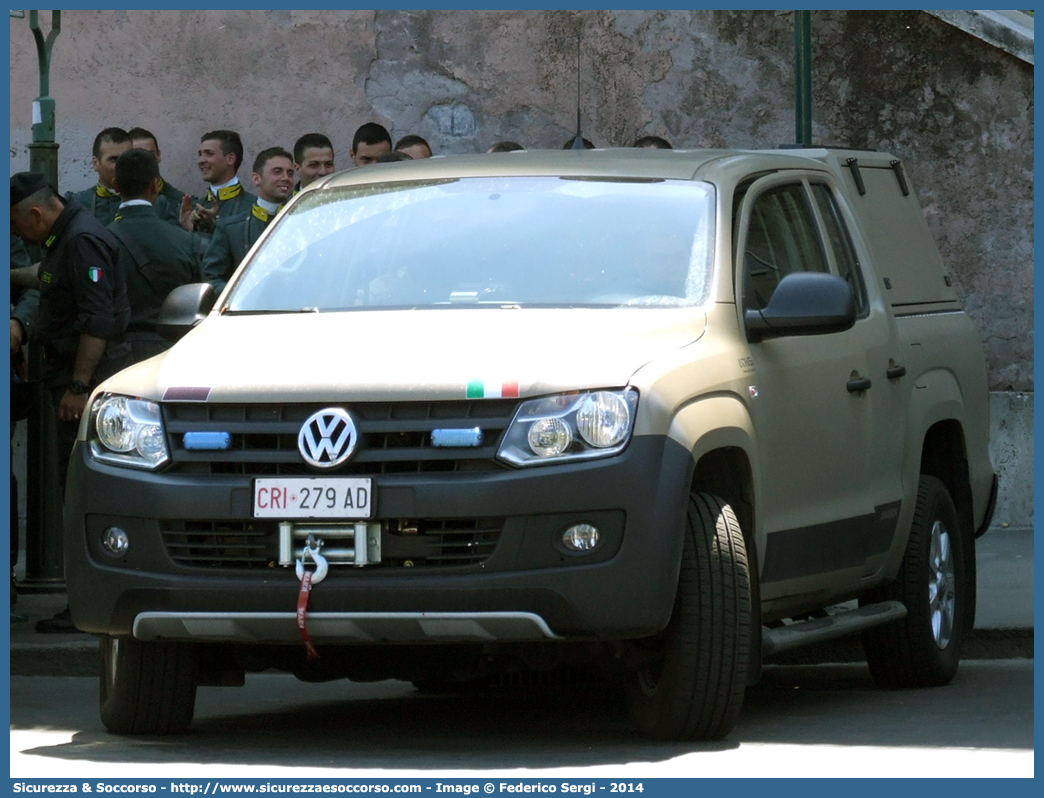 CRI 279AD
Croce Rossa Italiana
Corpo Militare
Volkswagen Amarok
Allestitore Aris S.p.A.
Parole chiave: CRIM;CRI;C.R.I.;C.R.I.M.;Croce;Rossa;Italiana;Corpo;Militare;Volkswagen;Amarok