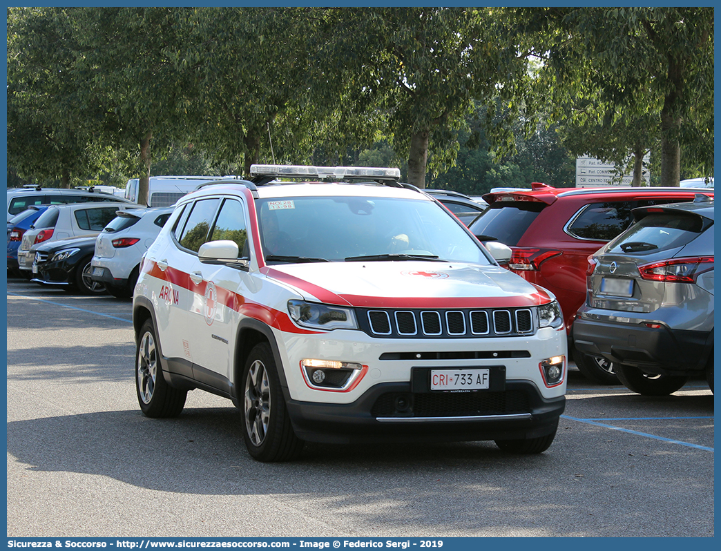 CRI 733AF
Croce Rossa Italiana
Arona (NO)
Jeep Compass II serie
Parole chiave: CRI;C.R.I.;Croce;Rossa;Italiana;Arona;Jeep;Compass