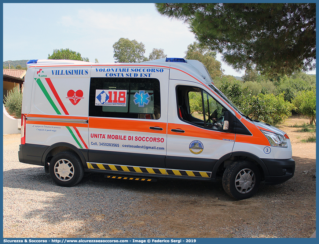 3
Volontari Soccorso
Costa Sud Est Villasimius
Ford Transit IV serie
Allestitore Alessi e Becagli S.n.c.
Parole chiave: Volontari;Soccorso;Costa;Sud;Est;Villasimius;Ford;Transit;Alessi e Becagli