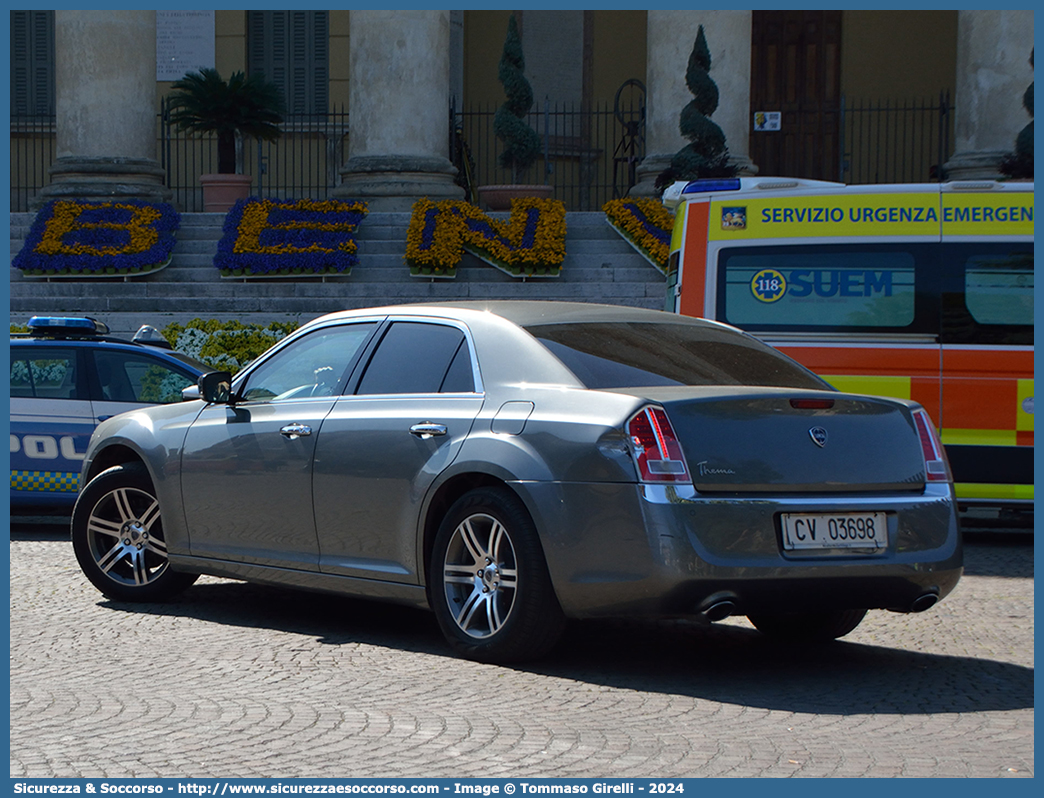 CV 03698
Stato della Città del Vaticano
Gendarmeria
Lancia Nuova Thema
Parole chiave: SCV;Stato;Città;del;Vaticano;Gendarmeria;Lancia;Nuova;Thema