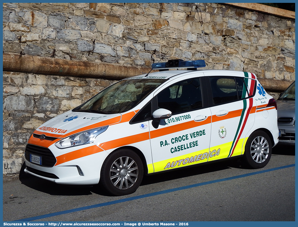 -
P.A. Croce Verde Casellese
Ford B-Max
Allestitore Orion S.r.l.
Parole chiave: P.A.;PA;Croce;Verde;Casellese;Automedica;Auto Medica;Automedicalizzata;Auto Medicalizzata