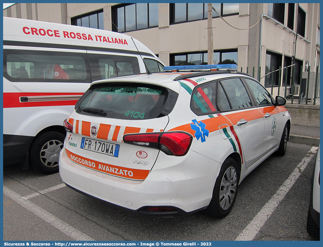 4104
P.A. Croce Verde Chiavarese
Fiat Nuova Tipo Station Wagon
Allestitore AVS S.a.s.
Parole chiave: P.A.;PA;C.V.;CV;Pubblica;Assistenza;Croce;Verde;Chiavarese;Fiat;Nuova;Tipo;Station;Wagon;SW;S.W.;AVS