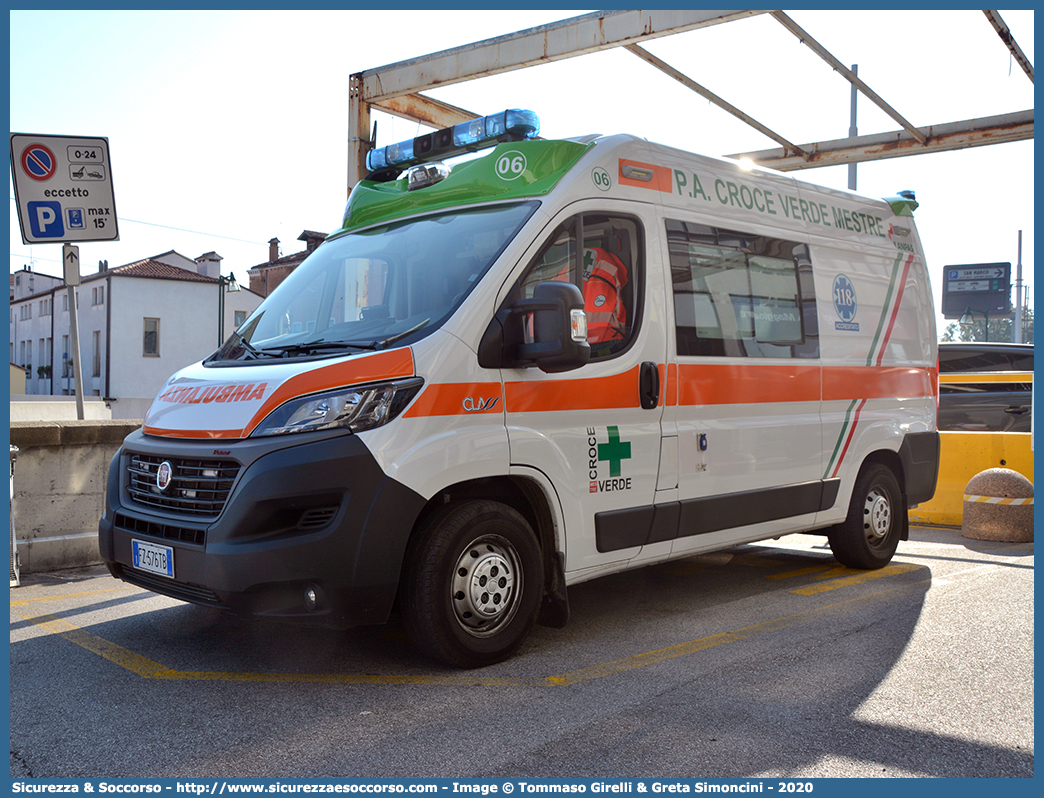 06
Pubblica Assistenza Croce Verde Mestre
Fiat Ducato III serie restyling
Allestitore Class S.r.l.
Parole chiave: P.A.;PA;Pubblica;Assistenza;Croce;Verde;Mestre;Fiat;Ducato;X290;Class