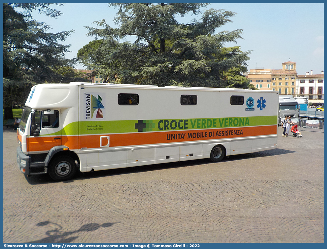 -
Croce Verde Verona
MAN NutzFahrzeuge 14 225 L
Allestitore Valli S.r.l.
(variante)
Parole chiave: Croce;Verde;CV;C.V.;Verona;Pubblica;Assistenza;MAN;NutzFahrzeuge;14 225 L;Valli