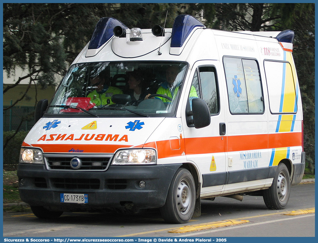 7
Misericordia di Marradi
Fiat Ducato II serie restyling
Allestitore Aricar S.p.A.
Parole chiave: Misericordie;Misericordia;Ambulanza;Autoambulanza;Fiat;Ducato;Aricar;Marradi