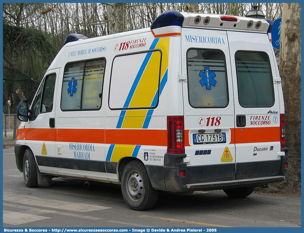 7
Misericordia di Marradi
Fiat Ducato II serie restyling
Allestitore Aricar S.p.A.
Parole chiave: Misericordie;Misericordia;Ambulanza;Autoambulanza;Fiat;Ducato;Aricar;Marradi