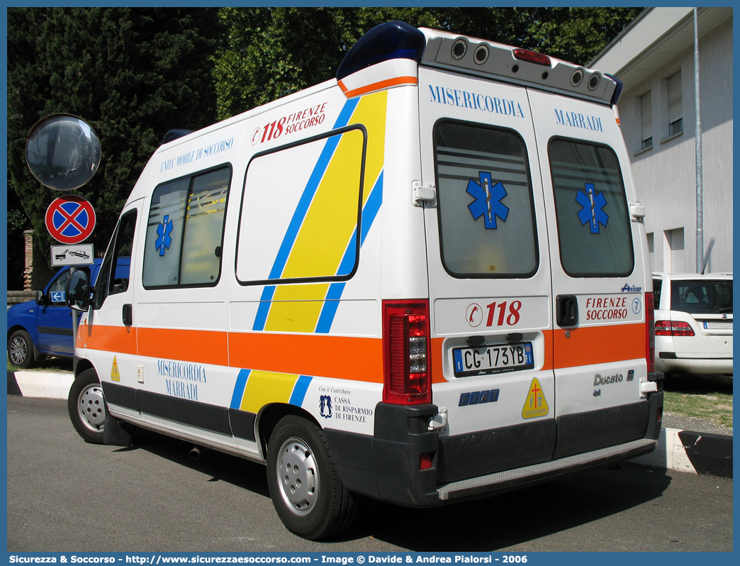 7
Misericordia di Marradi
Fiat Ducato II serie restyling
Allestitore Aricar S.p.A.
Parole chiave: Misericordie;Misericordia;Ambulanza;Autoambulanza;Fiat;Ducato;Aricar;Marradi