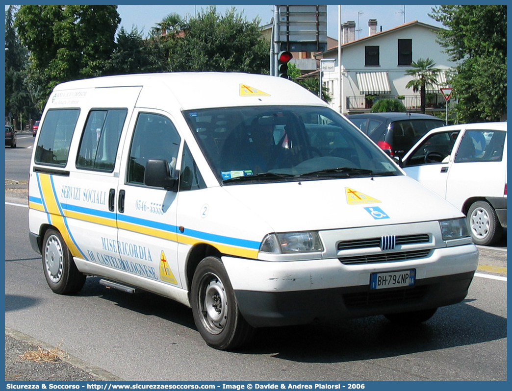 2
Misericordia di Castel Bolognese
Fiat Scudo I serie
Parole chiave: Misericordie;Misericordia;Fiat;Scudo;Castel;Bolognese