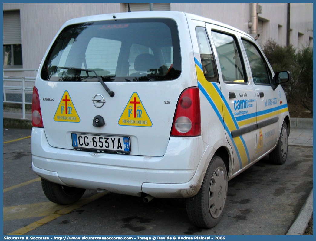 4
Misericordia di Castel Bolognese
Opel Agila I serie
Parole chiave: Misericordie;Misericordia;Opel;Agila;Castel;Bolognese