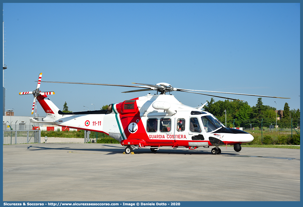 MM81910 / 11-11 "Nemo 11"
Corpo delle Capitanerie di Porto
Guardia Costiera 
Agusta Westland AW139
Parole chiave: CP;C.P.;Guardia;Costiera;Capitaneria;Capitanerie;di;Porto;Agusta;Westland;AW139