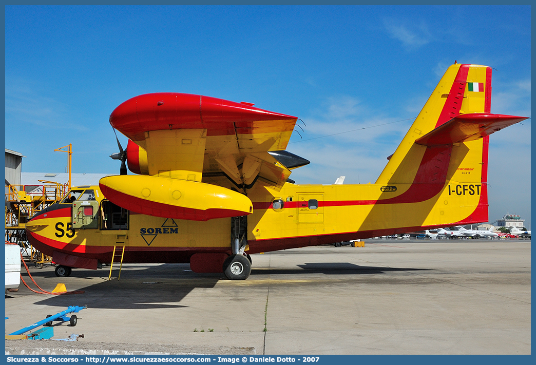 S5 I-CFST
SOREM
Canadair CL215
Parole chiave: SOREM;Canadair;CL415