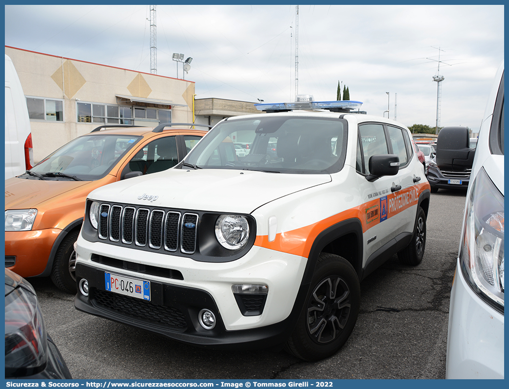 PC 046
Regione Friuli Venezia Giulia
Jeep Renegade I serie restyling
Parole chiave: PC;P.C.;Protezione;Civile;Friuli;Venezia Giulia;Jeep;Renegade