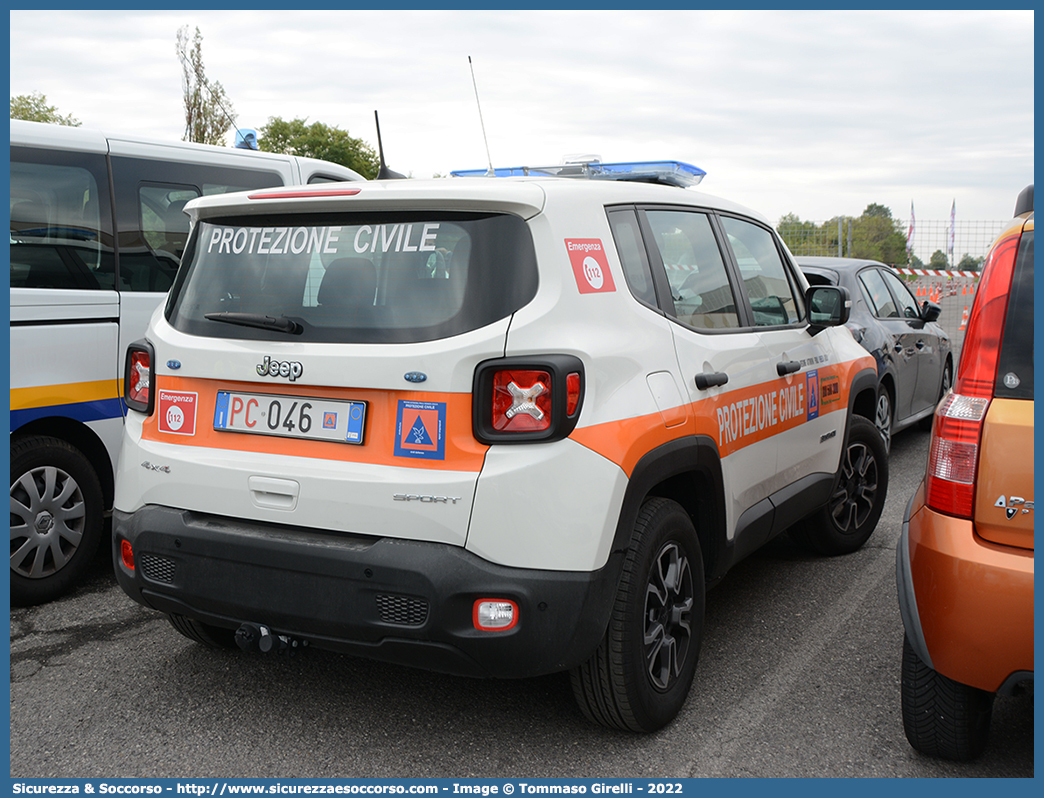 PC 046
Regione Friuli Venezia Giulia
Jeep Renegade I serie restyling
Parole chiave: PC;P.C.;Protezione;Civile;Friuli;Venezia Giulia;Jeep;Renegade