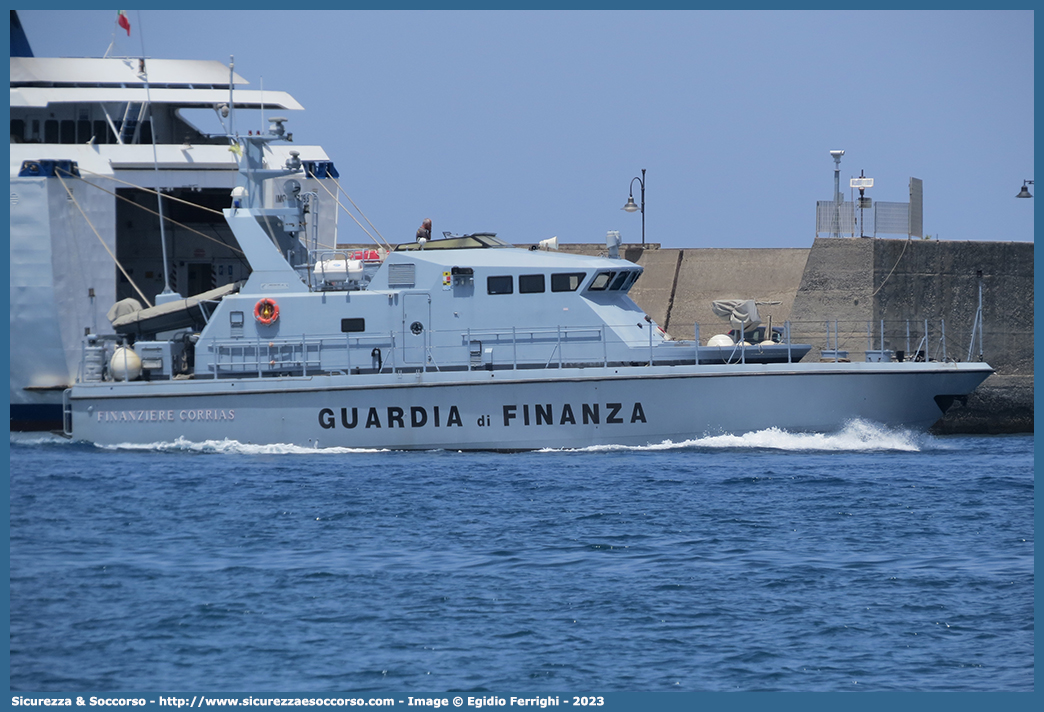 G.206 "Finanziere Corrias"
Guardia di Finanza
R.O.A.N. Componente Navale
Guardacoste Classe "Buratti"
Parole chiave: GdiF;G.D.F.;GDF;Guardia;di;Finanza;R.O.A.N.;ROAN;Componente;Navale;Guardacoste;Buratti