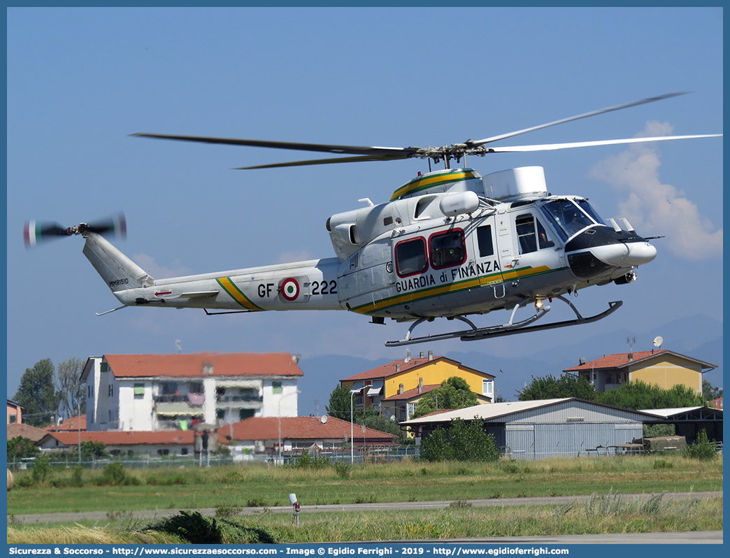 MM81510 / GF 222
Guardia di Finanza
R.O.A.N. Componente Aerea
Agusta Bell AB412 HP
Parole chiave: GdiF;G.D.F.;GDF;Guardia di Finanza;R.O.A.N.;ROAN;Componente Aerea;Agusta Bell;AB412 HP;216