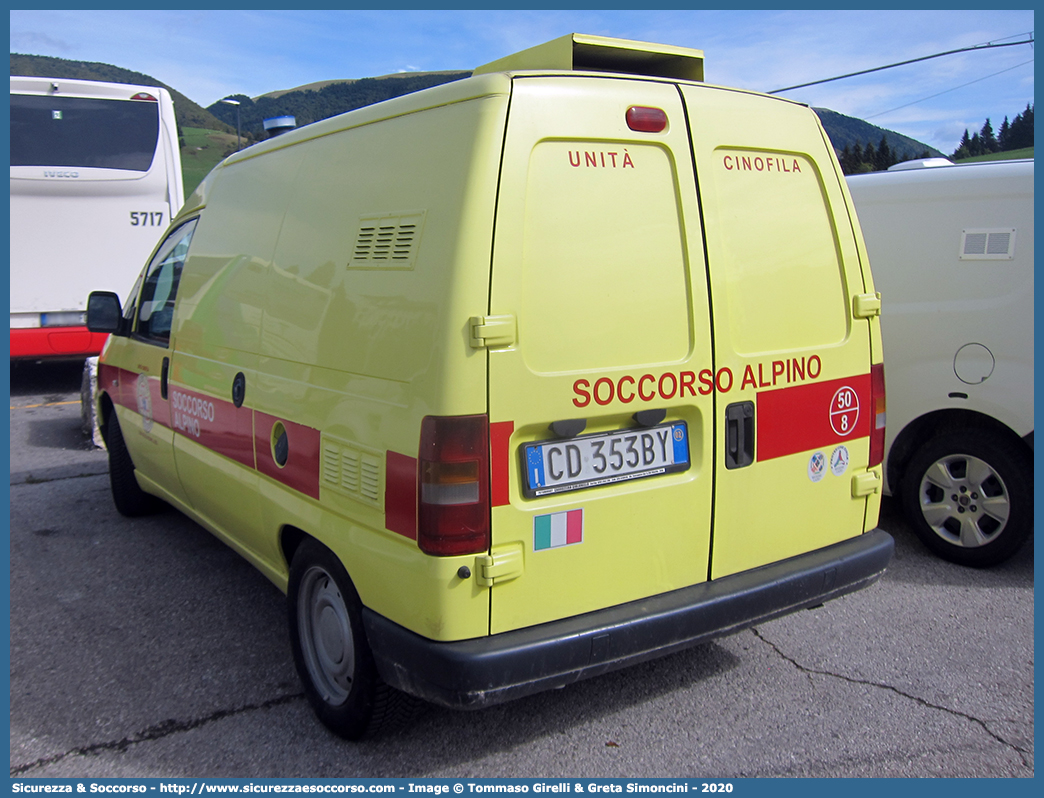 -
Corpo Nazionale
Soccorso Alpino e Speleologico
Delegazione Alpina XXIV Lazio
Fiat Scudo II serie
Parole chiave: CNSAS;C.N.S.A.S.;Corpo;Nazionale;Soccorso;Alpino;Speleologico;Delegazione;Alpina;XXIV;Lazio;Fiat;Scudo