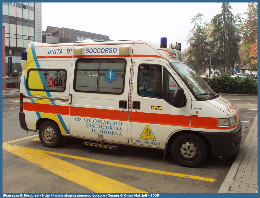 MOMS05
Misericordia di Modena
Fiat Ducato II serie
Allestitore Bollanti S.r.l.
Parole chiave: Misericordie;Misericordia;Ambulanza;Autoambulanza;Fiat;Ducato;Bollanti