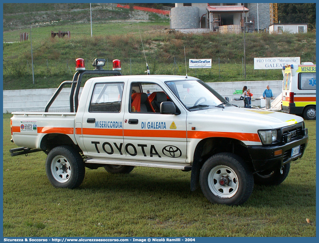 -
Misericordia di Galeata
Toyota Hilux V serie
Allestitore EDM S.r.l.
Parole chiave: Misericordie;Misericordia;Toyota;Hilux;EDM;E.D.M.;Galeata