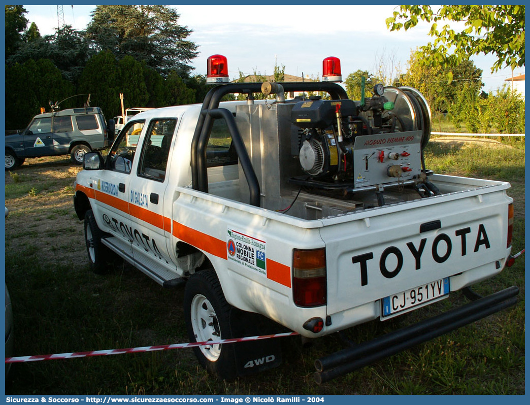 -
Misericordia di Galeata
Toyota Hilux V serie
Allestitore EDM S.r.l.
Parole chiave: Misericordie;Misericordia;Toyota;Hilux;EDM;E.D.M.;Galeata