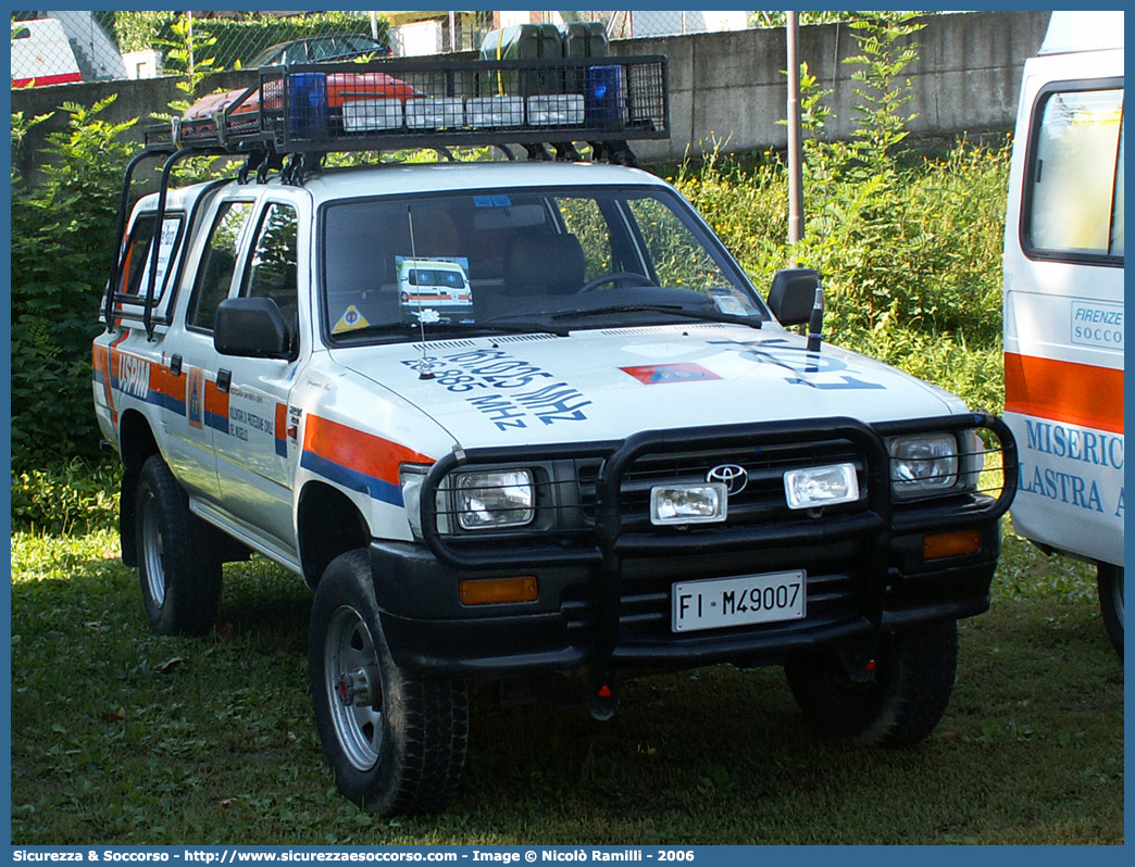 -
Misericordia San Piero a Sieve
Toyota Hilux V serie
Parole chiave: Misericordie;Misericordia;San Piero a Sieve;Toyota;Hilux