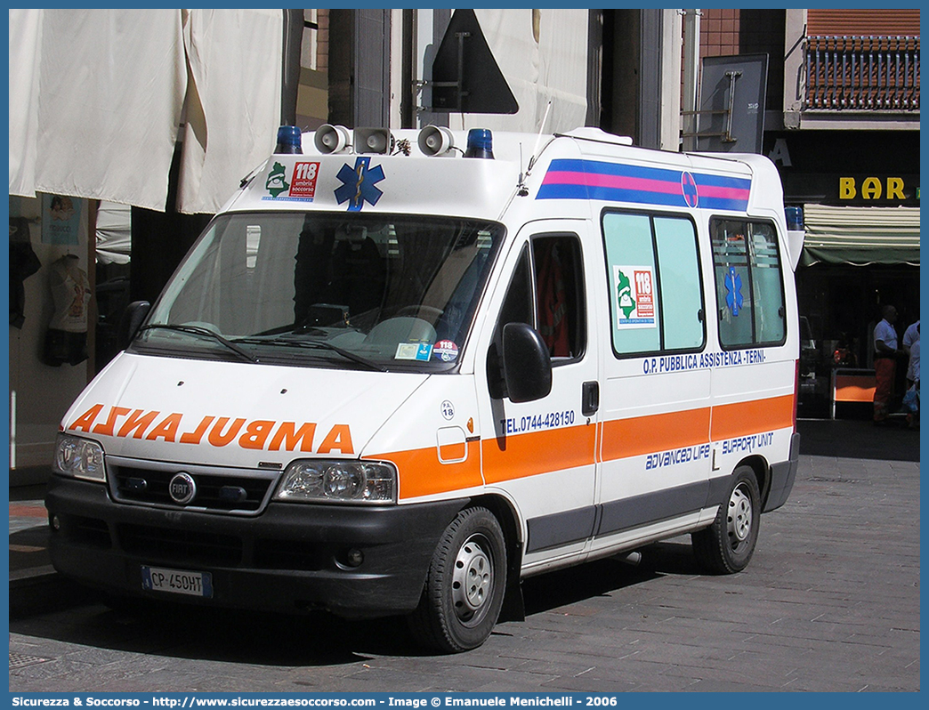 PA 18
O.P. Pubblica Assistenza Terni ODV
Fiat Ducato II serie restyling
Parole chiave: O.P.;OP;P.A.;PA;Opera;Pia;Pubblica;Assistenza;Terni;Fiat;Ducato;Ambulanza;Autoambulanza