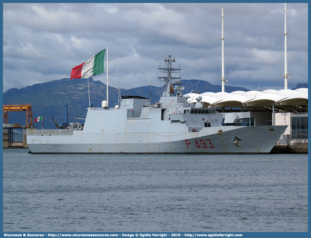 P493 "Comandante Foscari"
Marina Militare Italiana
Flotta Navale
Pattugliatori d'Altura
Classe Comandanti
Parole chiave: MMI;M.M.I.;Marina;Militare;Italiana;Flotta;Navale;Pattugliatori;Pattugliatore;Altura;Classe;Comandanti