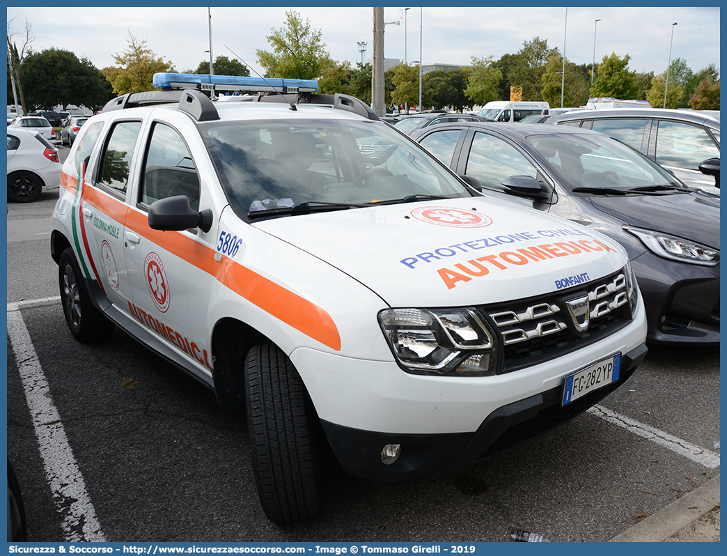 5806
P.A. Croce Bianca Santo Stefano Magra
Dacia Duster I serie restyling
Allestitore Bonfanti S.a.s.
Parole chiave: P.A.;PA;C.B.;CB;Pubblica;Assistenza;Croce;Bianca;Santo;Stefano;Magra;Dacia;Duster;Bonfanti