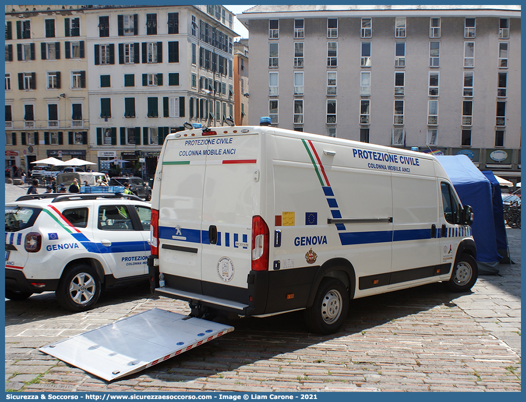 -
Protezione Civile
Colonna Mobile A.N.C.I.
Genova
Peugeot Boxer III serie restyling
Allestitore GGG Elettromeccanica S.r.l.
Parole chiave: PC;P.C.;Protezione;Civile;Genova;ANCI;A.N.C.I.;Colonna;Mobile;Peugeot;Boxer;GGG;Elettromeccanica