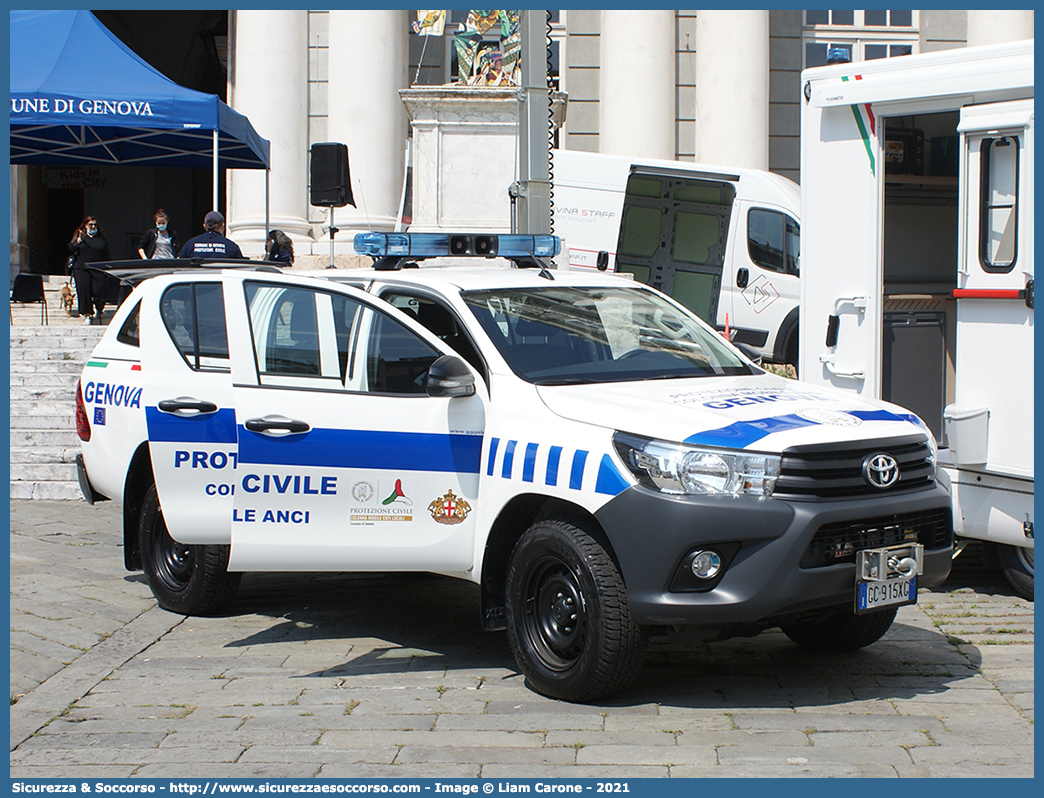 -
Protezione Civile
Colonna Mobile A.N.C.I.
Genova
Toyota Hilux VIII serie
Allestitore GGG Elettromeccanica S.r.l.
Parole chiave: PC;P.C.;Protezione;Civile;Genova;ANCI;A.N.C.I.;Colonna;Mobile;Toyota;Hilux;GGG;Elettromeccanica