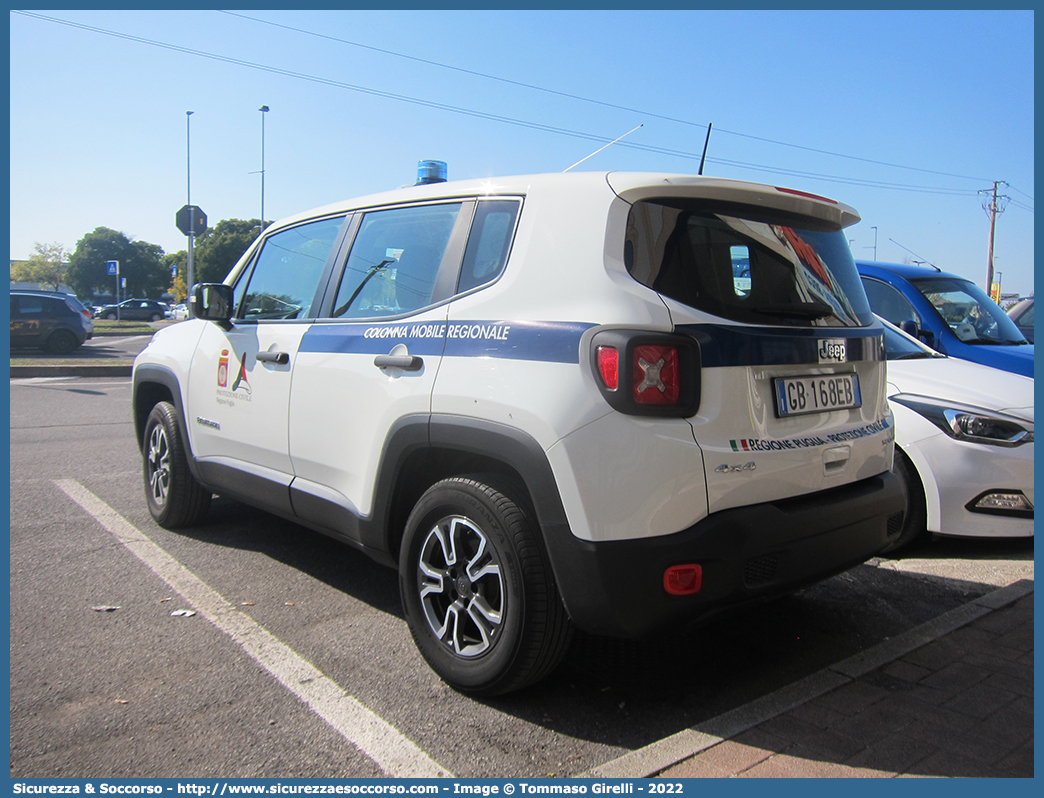 -
Protezione Civile
Regione Puglia
Jeep Renegade I serie restyling
Parole chiave: PC;P.C.;Protezione;Civile;Regione;Puglia;Colonna;Mobile;Jeep;Renegade