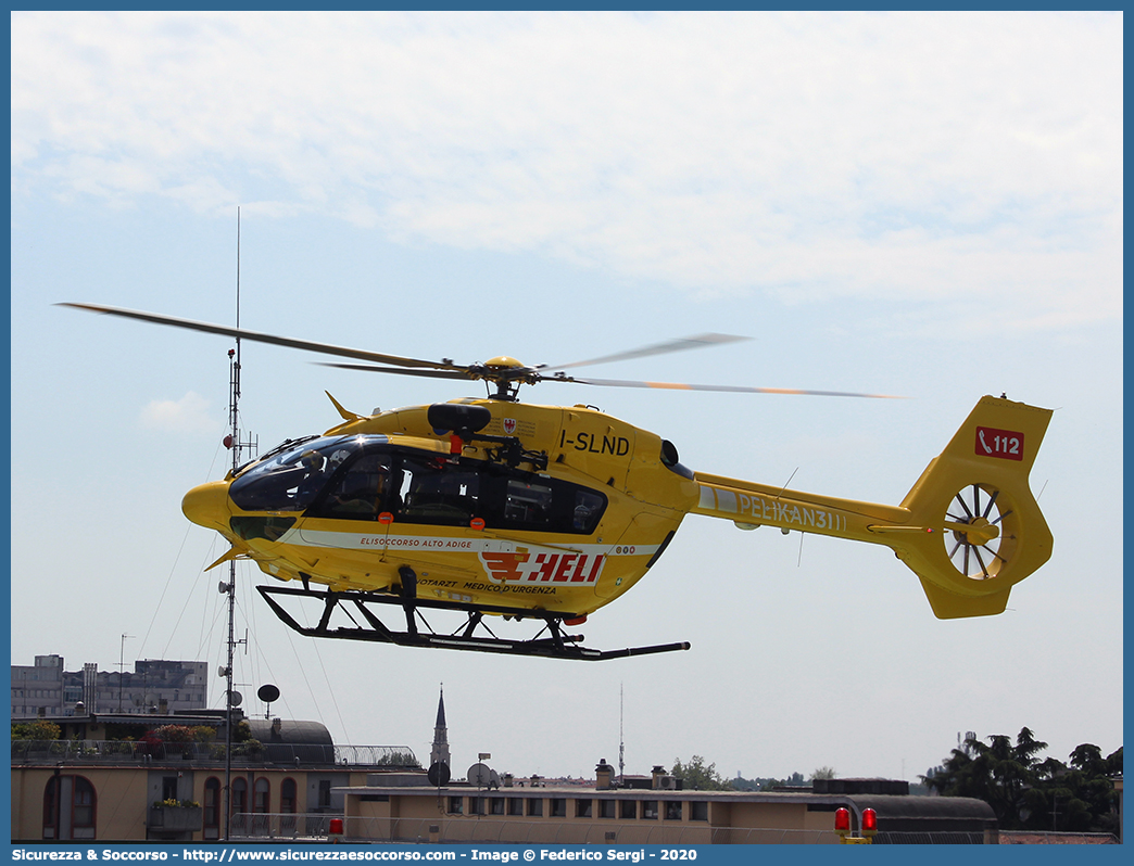 I-SLND
118 Alto Adige
Airbus Helicopters H145
PELIKAN 3
Base di Lasa
Parole chiave: 118;Alto Adige;Bolzano;Lasa;Airbus;Helicopters;H145;T2;I-SLND;Pelikan 3;Pelikan3;Elicottero;Elisoccorso