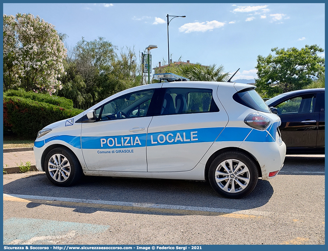 -
Polizia Locale
Comune di Girasole
Renault Zoe
Parole chiave: PM;P.M.;PL;P.L.;Polizia;Municipale;Locale;Girasole;Renault;Zoe