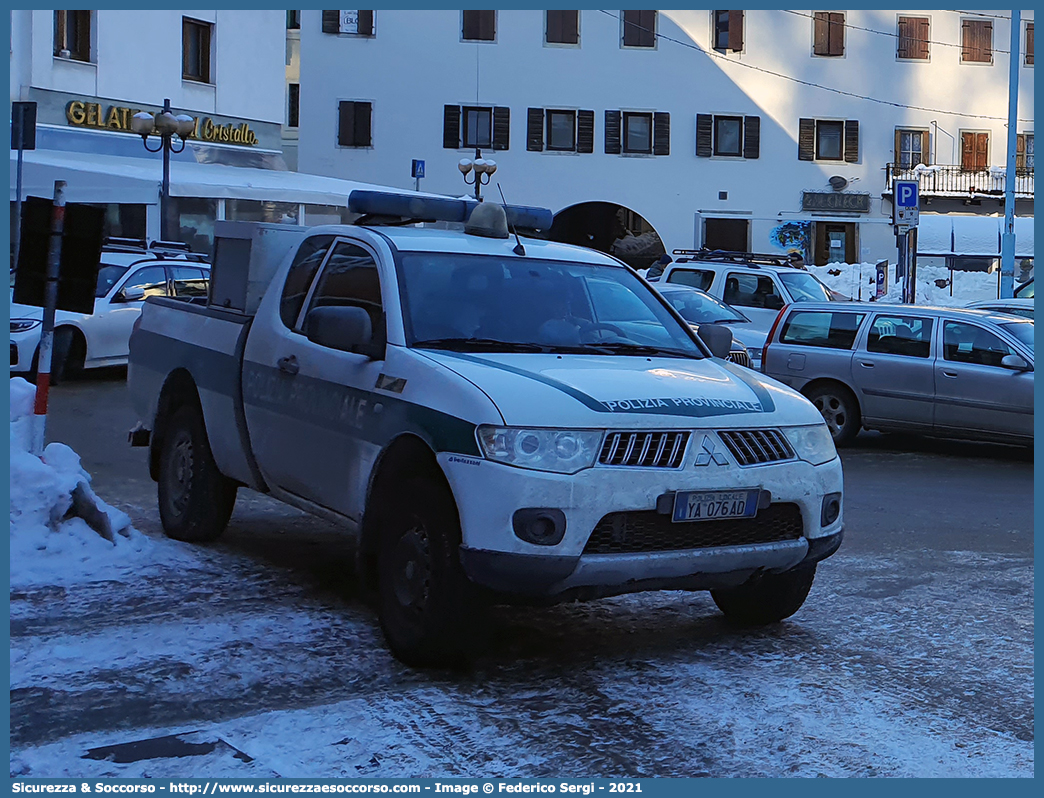 Polizia Locale YA076AD
Polizia Provinciale
Provincia di Belluno
Mitsubishi L200 IV serie
Allestitore Bertazzoni S.r.l.
Parole chiave: PL;P.L.;Polizia;Locale;Provinciale;Belluno;Mitsubishi;L200;Bertazzoni