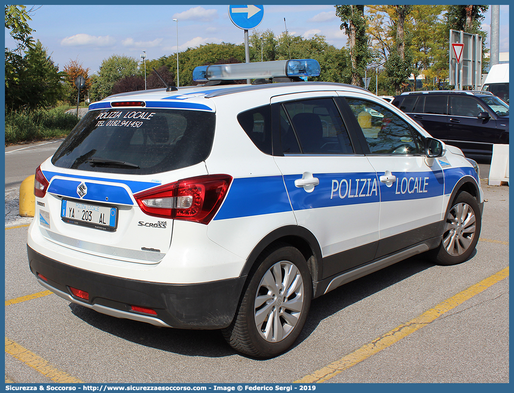 Polizia Locale YA203AL
Polizia Locale
Comune di Borghetto Santo Spirito
Suzuki SX4 S-Cross II serie
Allestitore Ciabilli S.r.l.
Parole chiave: PL;P.L.;PM;P.M.;Polizia;Locale;Municipale;Borghetto Santo Spirito;Suzuki;SX4;SX 4;S-Cross;S Cross;S - Cross;Ciabilli:YA203AL;YA 203 AL