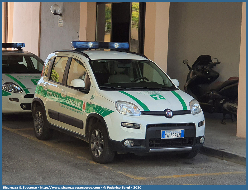 Polizia Locale YA387AM
Polizia Locale
Comune di Castiglione delle Stiviere
Fiat Nuova Panda 4x4 II serie
Allestitore Bertazzoni S.r.l.
Parole chiave: PL;P.L.;PM;P.M.;Polizia;Locale;Municipale;Castiglione delle Stiviere;Fiat;Panda;4x4;Bertazzoni