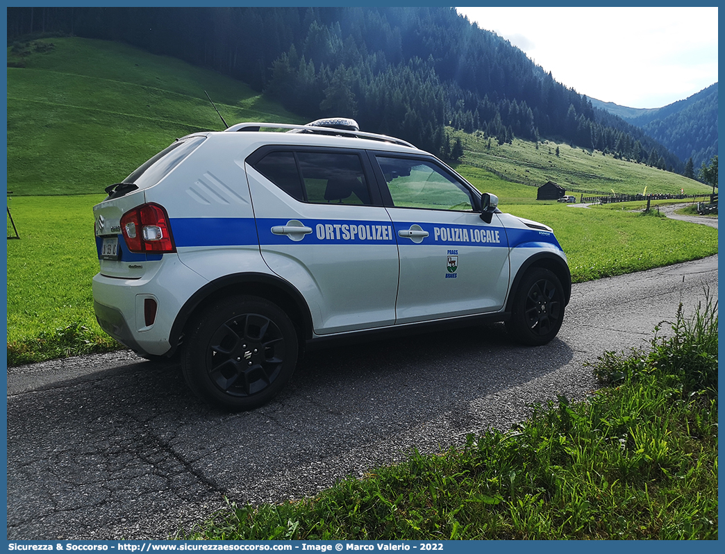 Polizia Locale YA559AS
Polizia Municipale
Comune di Braies
Suzuki Ignis II serie
Allestitore Bertazzoni S.r.l.
Parole chiave: PL;PM;P.L.;P.M.;Polizia;Locale;Municipale;Braies;Prags;Suzuki;Ignis;Bertazzoni