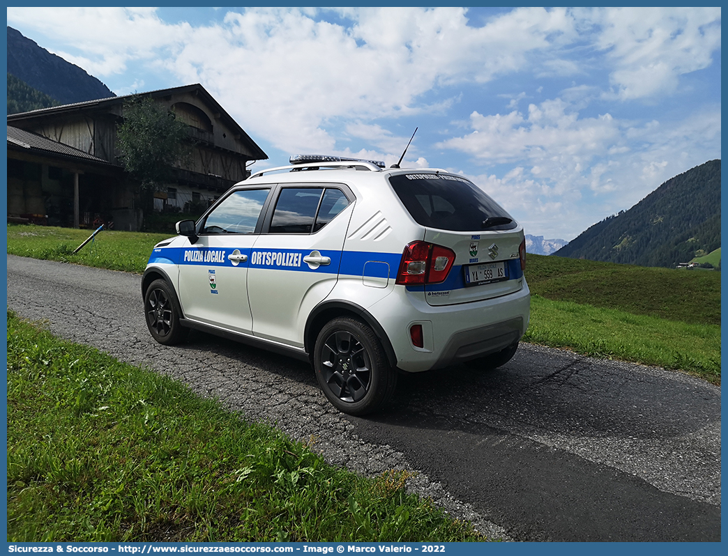 Polizia Locale YA559AS
Polizia Municipale
Comune di Braies
Suzuki Ignis II serie
Allestitore Bertazzoni S.r.l.
Parole chiave: PL;PM;P.L.;P.M.;Polizia;Locale;Municipale;Braies;Prags;Suzuki;Ignis;Bertazzoni