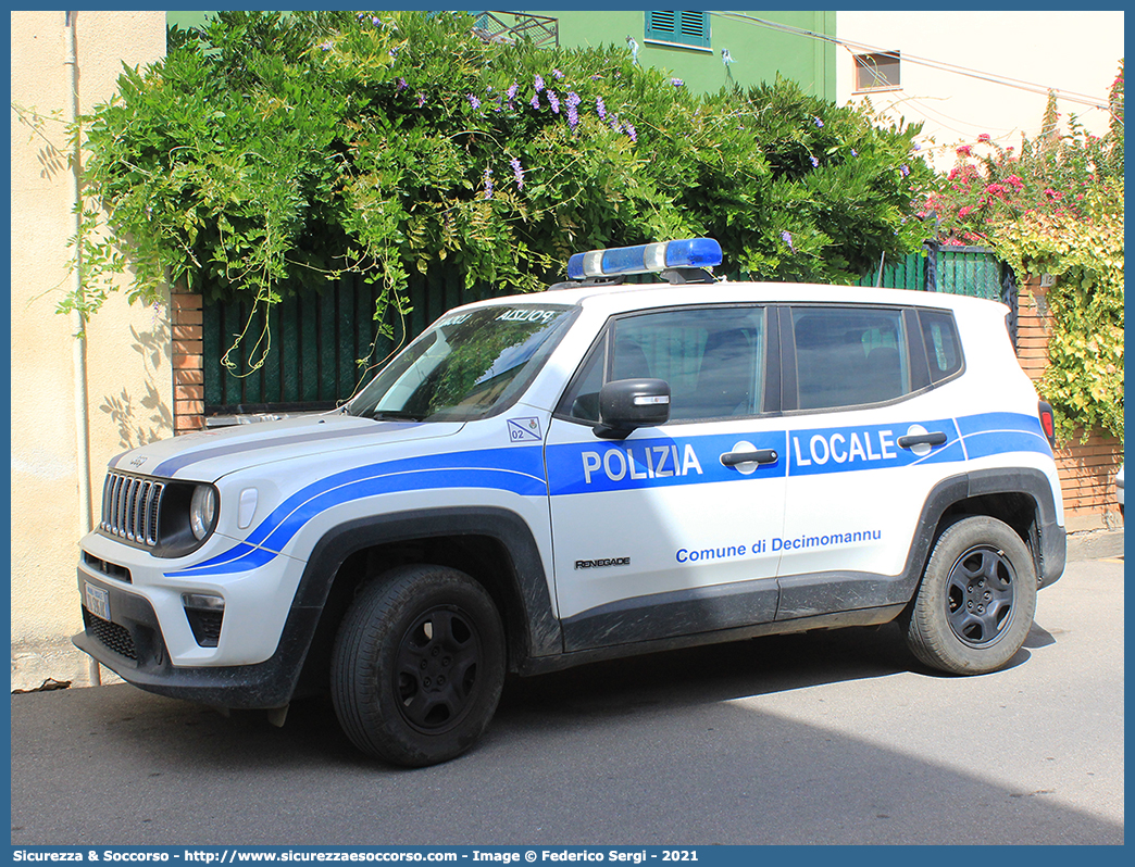 Polizia Locale YA596AK
Polizia Locale
Comune di Decimomannu
Jeep Renegade I serie restyling
Parole chiave: PM;P.M.;PL;P.L.;Polizia;Municipale;Locale;Decimomannu;Jeep;Renegade