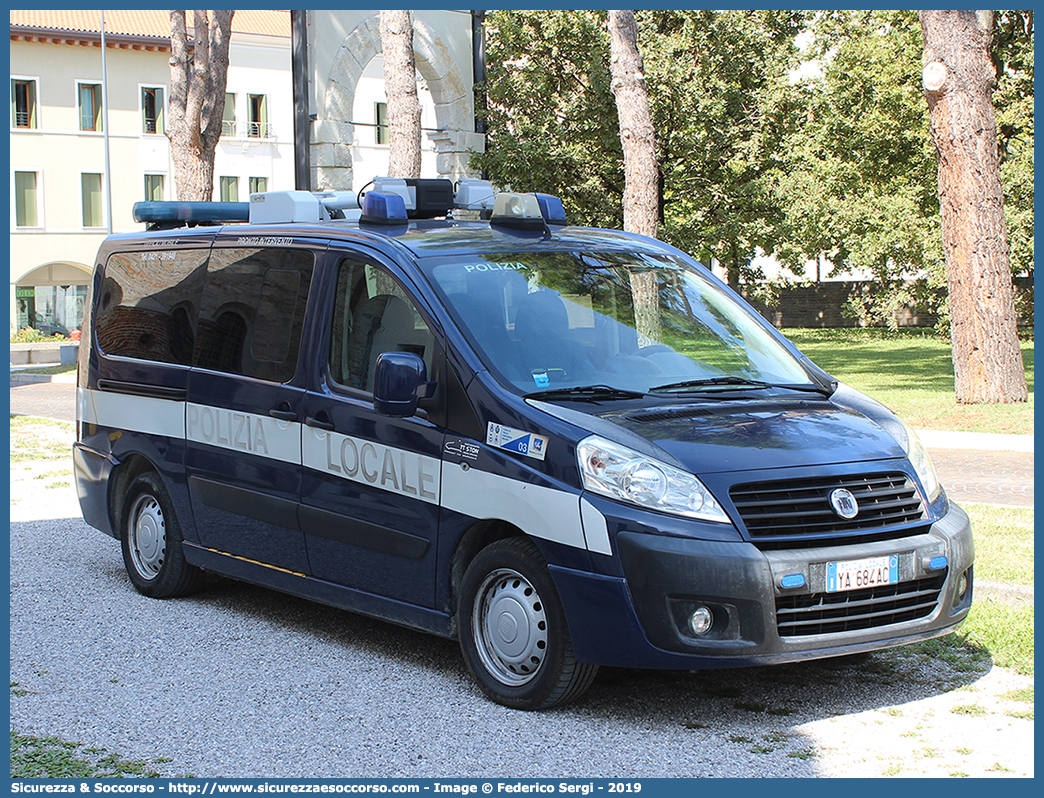 Polizia Locale YA684AY
Polizia Locale
Corpo di Polizia Locale Portogruarese
Fiat Scudo IV serie
Allestitore Carrozzeria Battiston
Parole chiave: PL;P.L.;PM;P.M.;Polizia;Locale;Municipale;Corpo;Portogruarese;Portogruaro;Concordia Sagittaria;Cinto;Caomaggiore;Gruaro;Teglio Veneto;Fiat;Scudo;Carrozzeria;Battiston