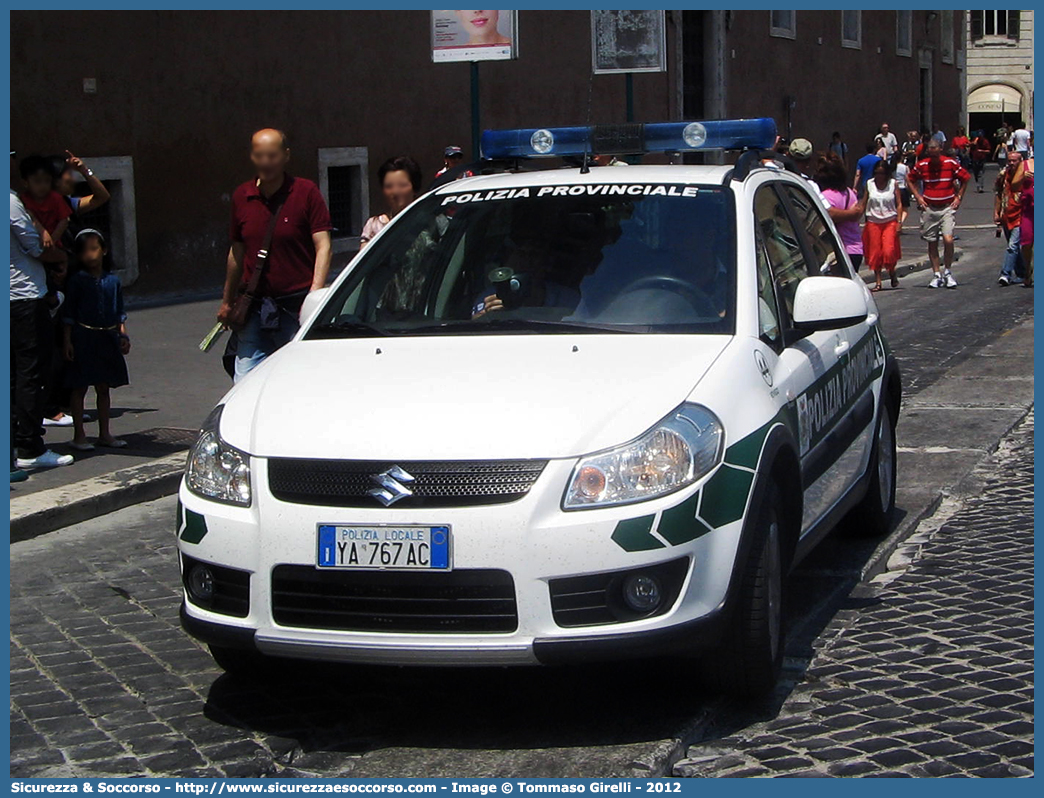 Polizia Locale YA767AC
Polizia Provinciale
Provincia di Rovigo
Suzuki SX4 I serie
Allestitore Ciabilli S.r.l.
Parole chiave: PL;PM;P.L.;P.M.;Polizia;Locale;Provinciale;Rovigo;Suzuki;SX4;Ciabilli