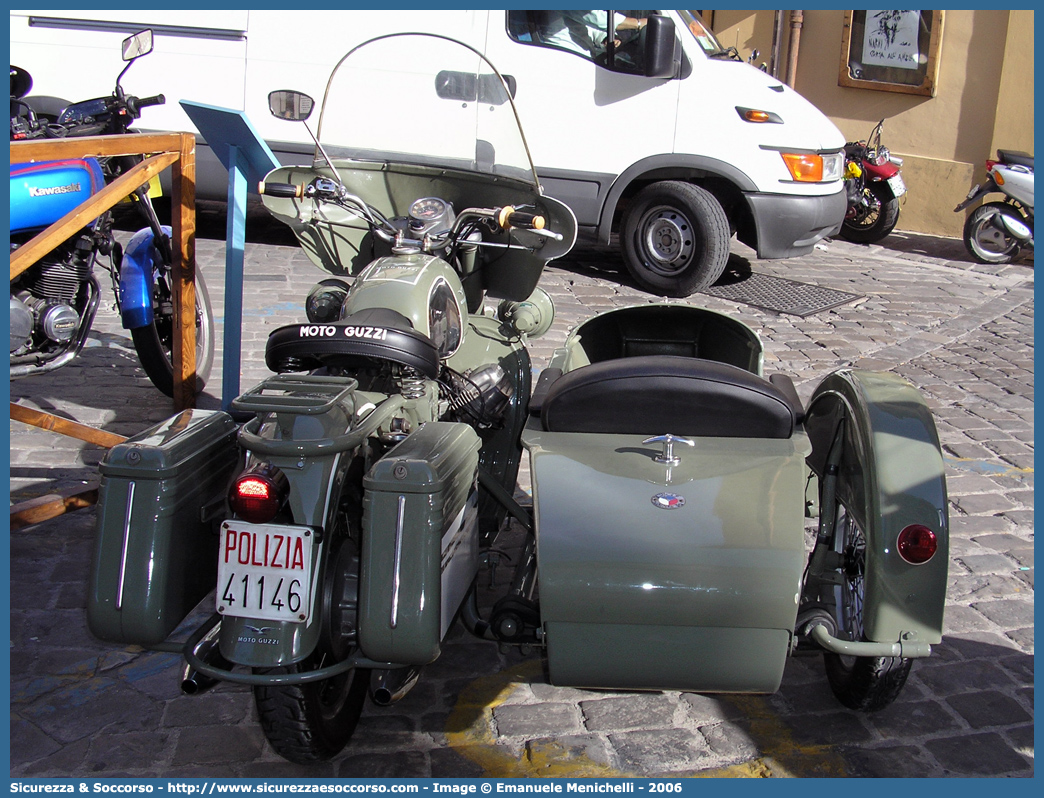 Polizia 41146
Polizia di Stato
Polizia Stradale
Moto Guzzi V7 Sidecar
Parole chiave: PS;P.S.;Polizia;di;Stato;Stradale;Moto;Guzzi;V7;Sidecar