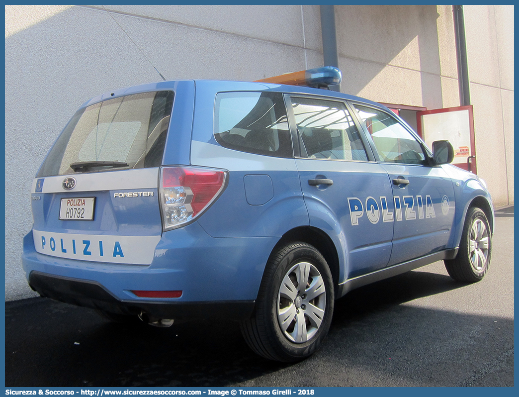 Polizia H0792
Polizia di Stato
Polizia Stradale
Subaru Forester V serie
Parole chiave: PS;P.S.;Polizia;di;Stato;Stradale;Subaru;Forester