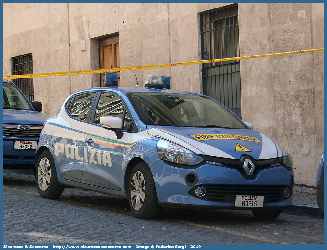 Polizia M0615
Polizia di Stato
Renault Clio VI serie
Allestitore Focaccia Group S.r.l.
Parole chiave: PS;P.S.;Polizia;di;Stato;Pubblica;Sicurezza;Renault;Clio;Focaccia