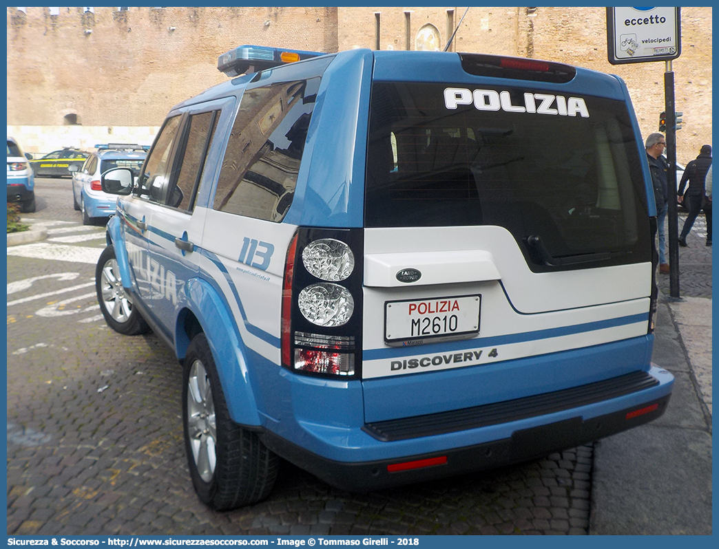 Polizia M2610
Polizia di Stato
Reparto Prevenzione Crimine
Unità Operative di Primo Intervento
Land Rover Discovery 4
Parole chiave: PS;P.S.;Polizia;di;Stato;Prevenzione;Crimine;Land Rover;Discovery;Unità;Operative;Primo;Intervento;UOPI;U.O.P.I.