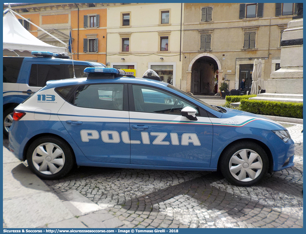 Polizia M3500
Polizia di Stato 
Squadra Volante
Seat Leon III serie
Allestitore Nuova Carrozzeria Torinese S.r.l.
Parole chiave: PS;P.S.;Polizia;di;Stato;Squadra;Volante;Seat;Leon;nct;nuova;carrozzeria;torinese