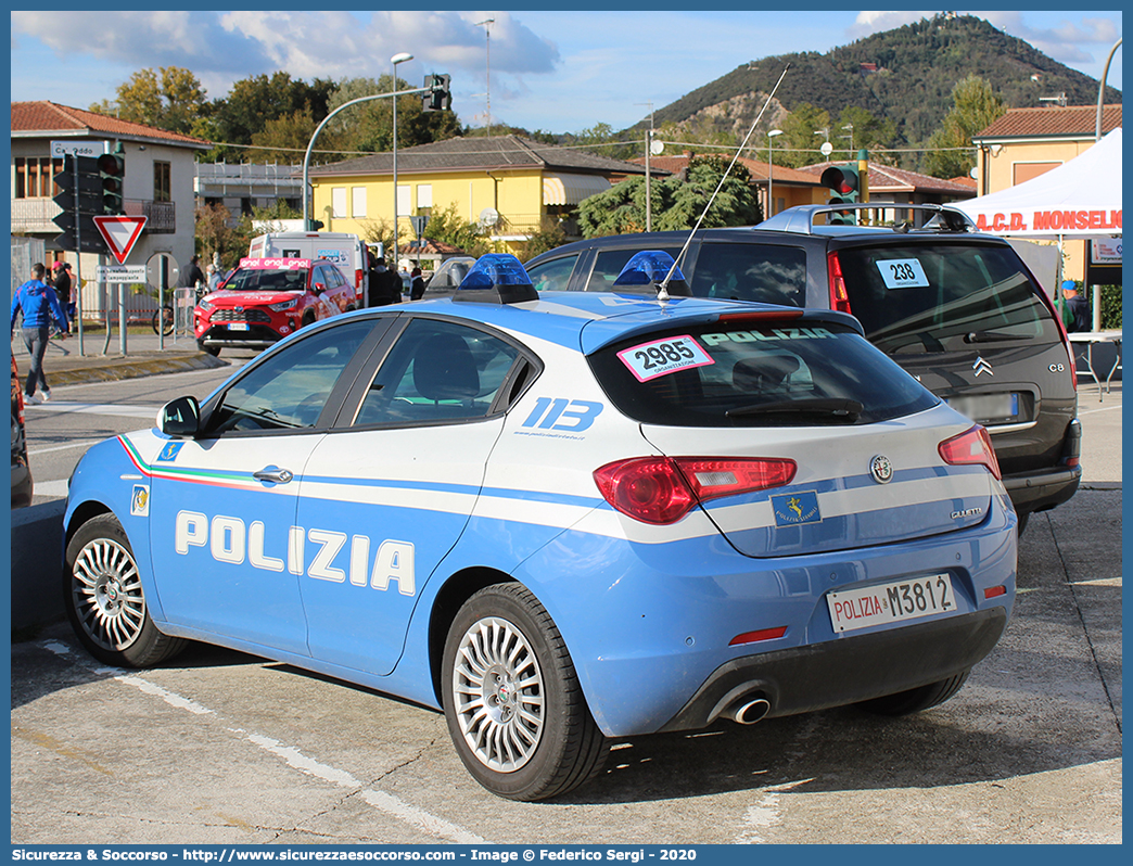 Polizia M3812
Polizia di Stato
Polizia Stradale
Alfa Romeo Nuova Giulietta
I serie II restyling
(I fornitura)
Parole chiave: PS;P.S.;Polizia;di;Stato;Stradale;Alfa;Romeo;Nuova;Giulietta